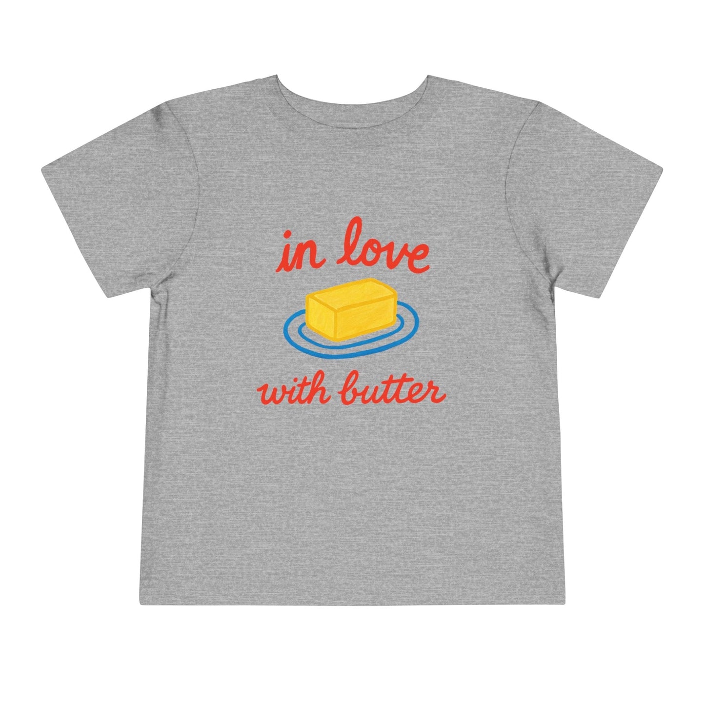 Kids clothes Athletic Heather / 2T Toddler In Love with Butter