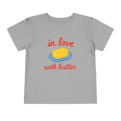 Kids clothes Athletic Heather / 2T Toddler In Love with Butter