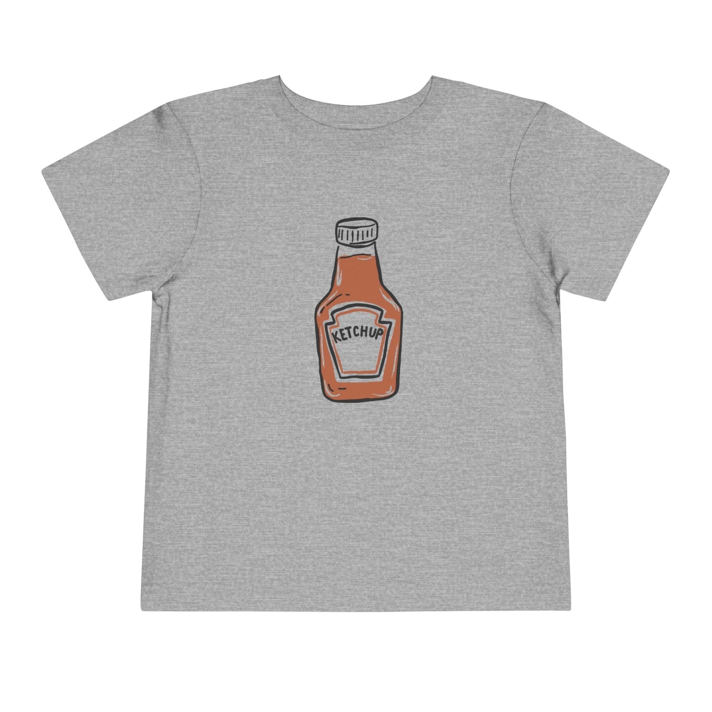 Kids clothes Athletic Heather / 2T Toddler Ketchup T-Shirt