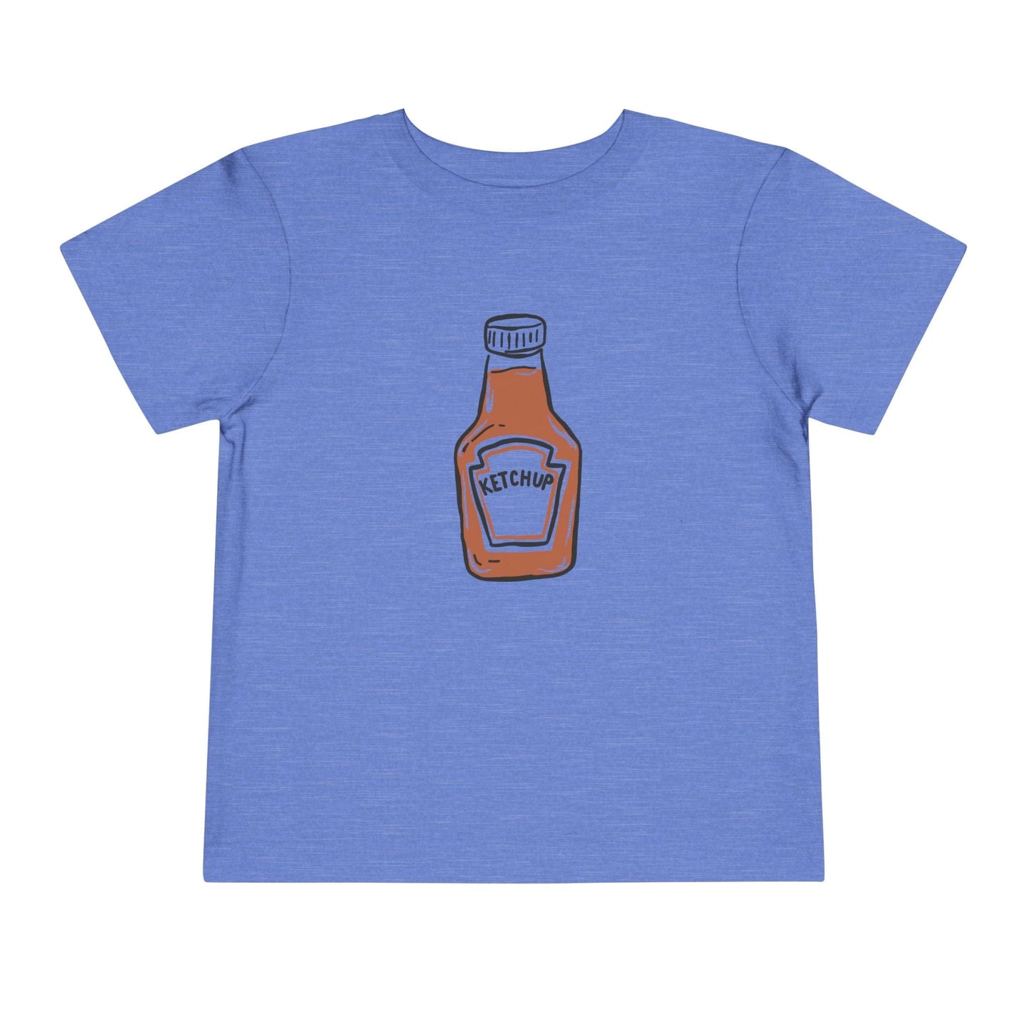 Kids clothes Heather Columbia Blue / 2T Toddler Ketchup T-Shirt