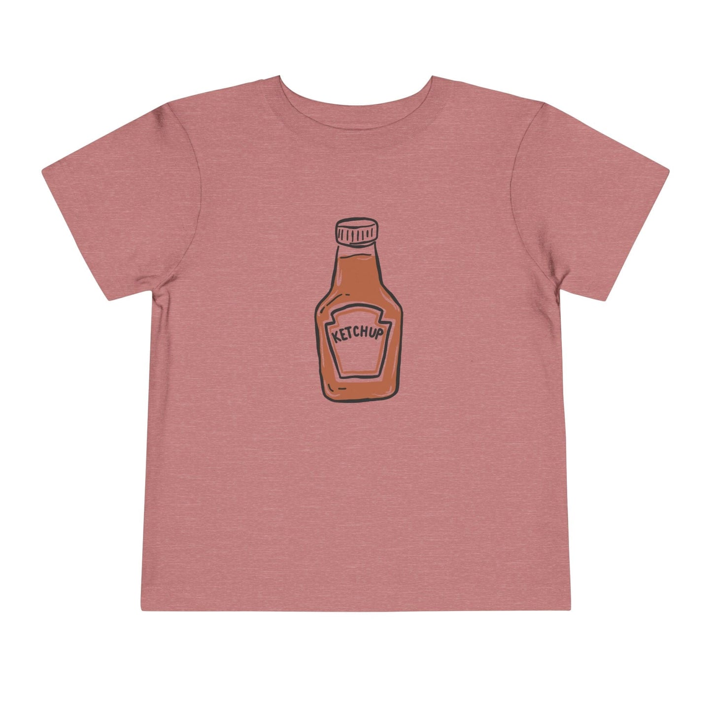 Kids clothes Heather Mauve / 2T Toddler Ketchup T-Shirt