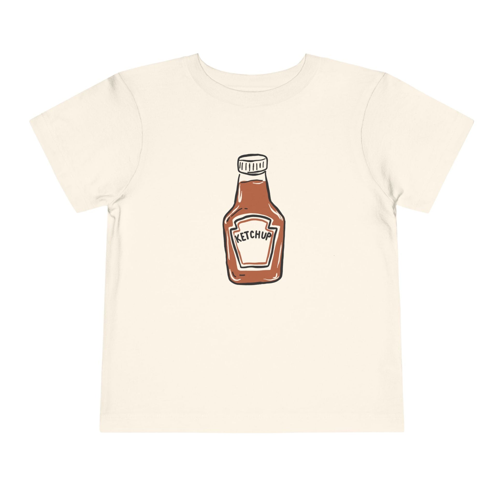 Kids clothes Natural / 2T Toddler Ketchup T-Shirt