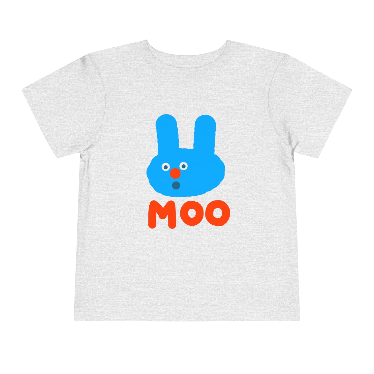 Kids clothes Athletic Heather / 2T Toddler Moo T-Shirt