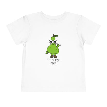 Kids clothes White / 2T Toddler P is for Pear: Longoland