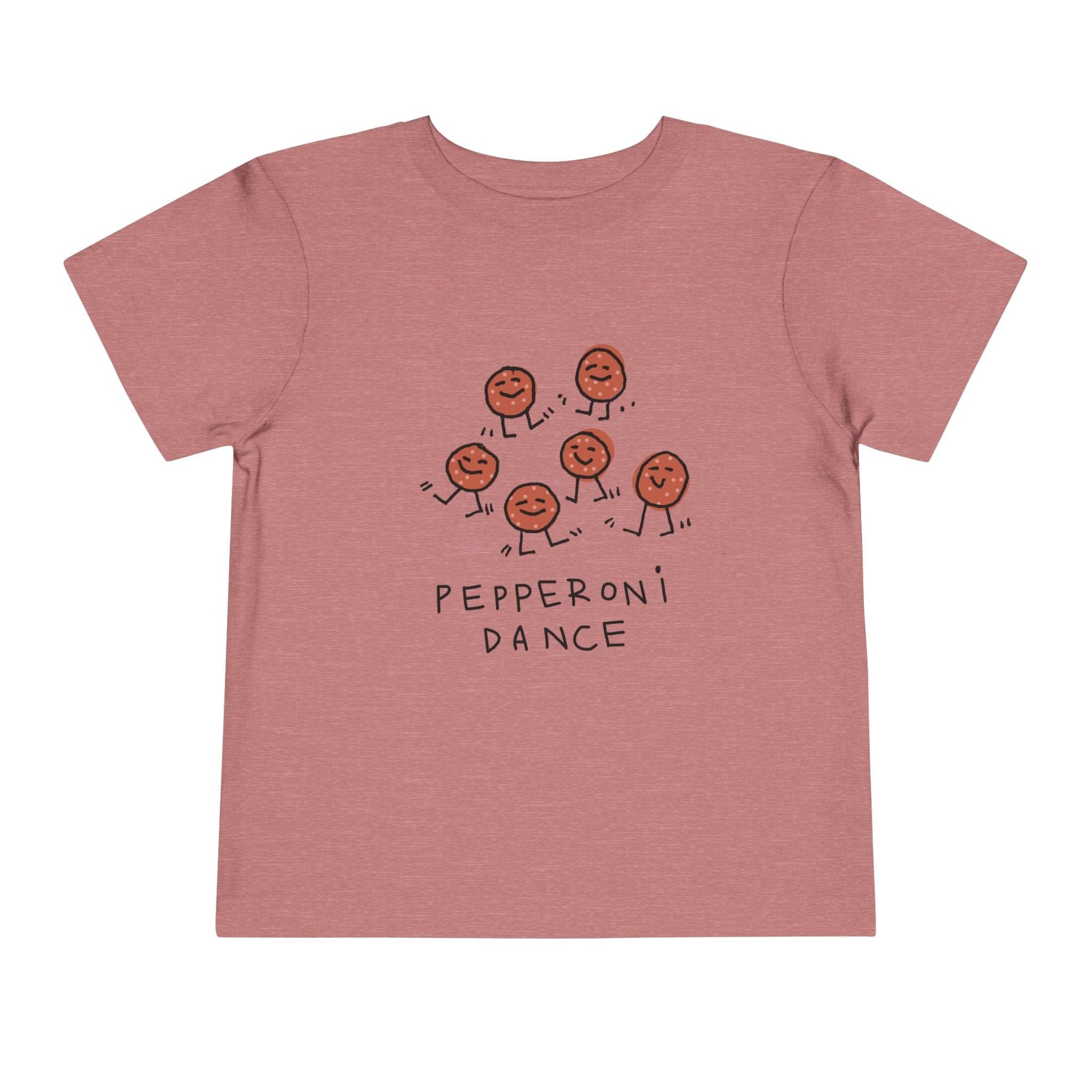 Kids clothes Heather Mauve / 2T Toddler Pepperoni Dance: Longoland
