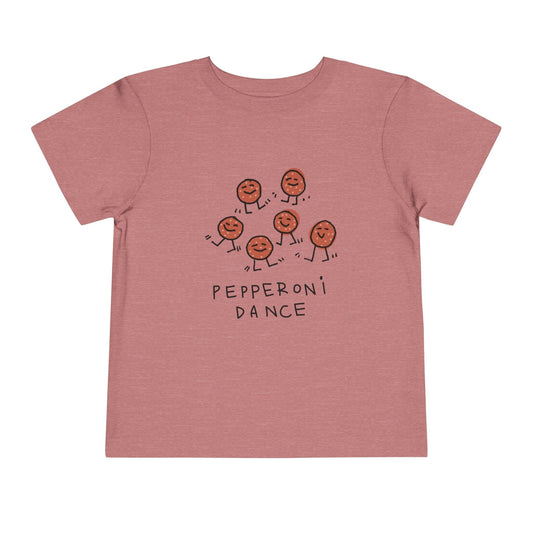 Kids clothes Heather Mauve / 2T Toddler Pepperoni Dance: Longoland
