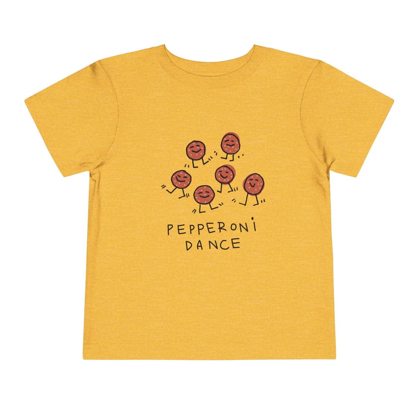 Kids clothes Heather Yellow Gold / 2T Toddler Pepperoni Dance: Longoland