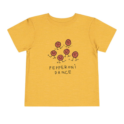 Kids clothes Heather Yellow Gold / 2T Toddler Pepperoni Dance: Longoland
