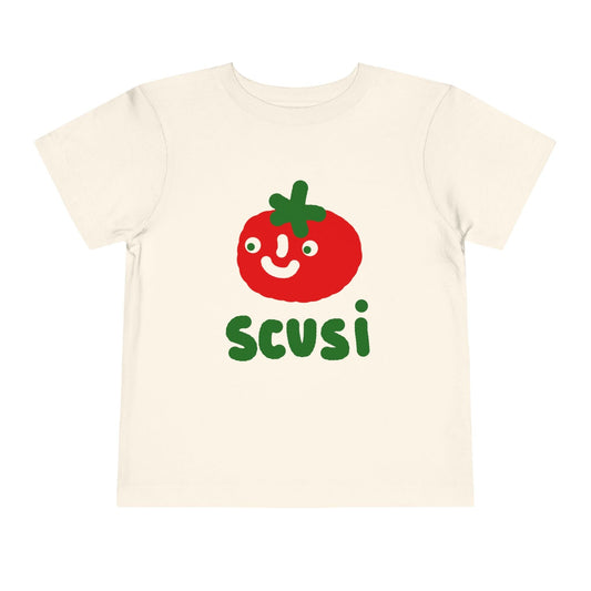 Kids clothes 2T / Natural Toddler Scusi Tomato T-Shirt