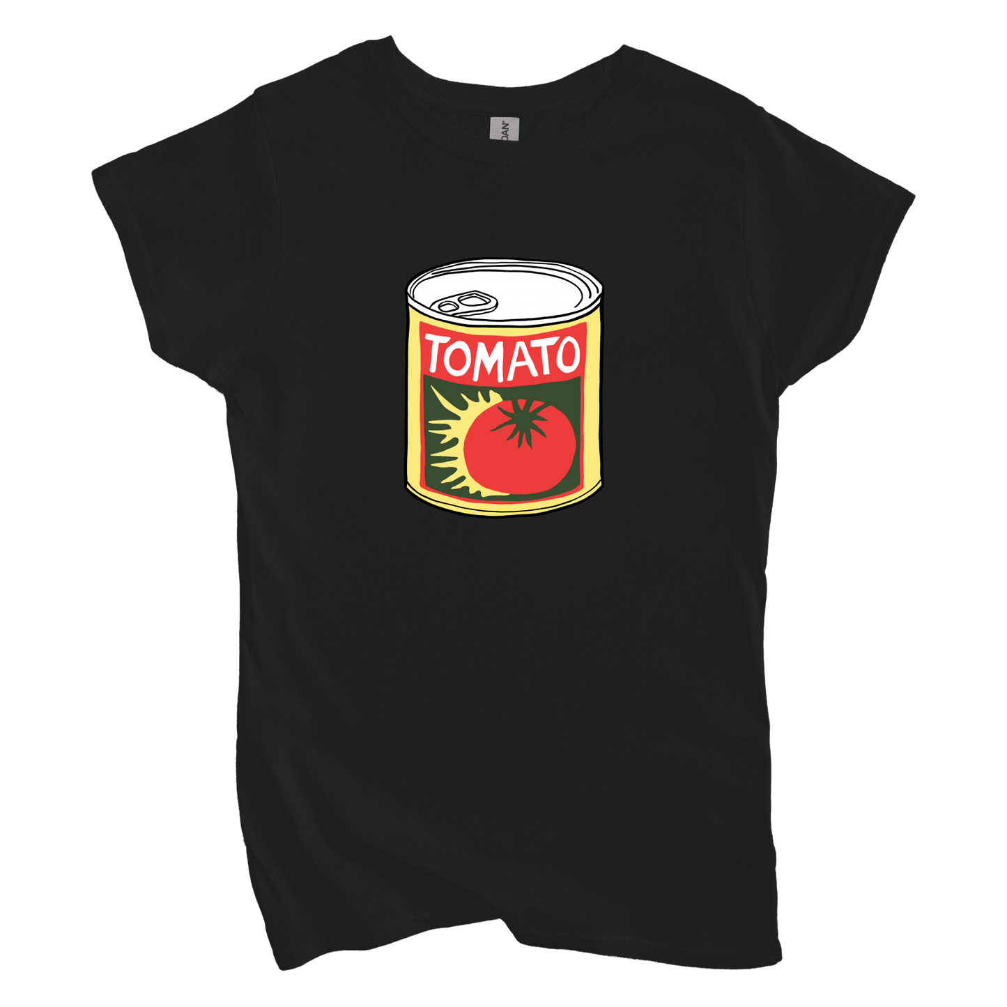 T-Shirt S / Black Tomato Can Women's Tee