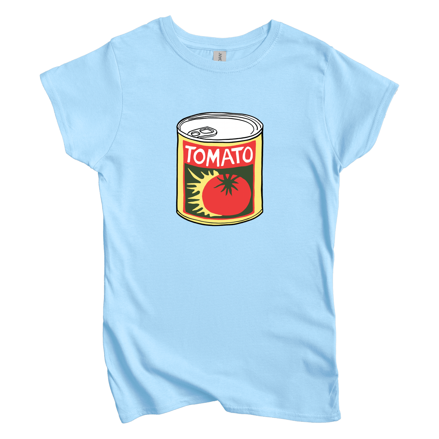 T-Shirt S / Light Blue Tomato Can Women's Tee