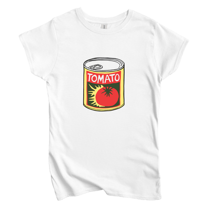T-Shirt S / White Tomato Can Women's Tee