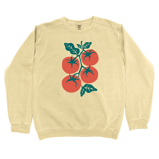 Sweatshirt Butter / S Tomato Cluster Sweatshirt