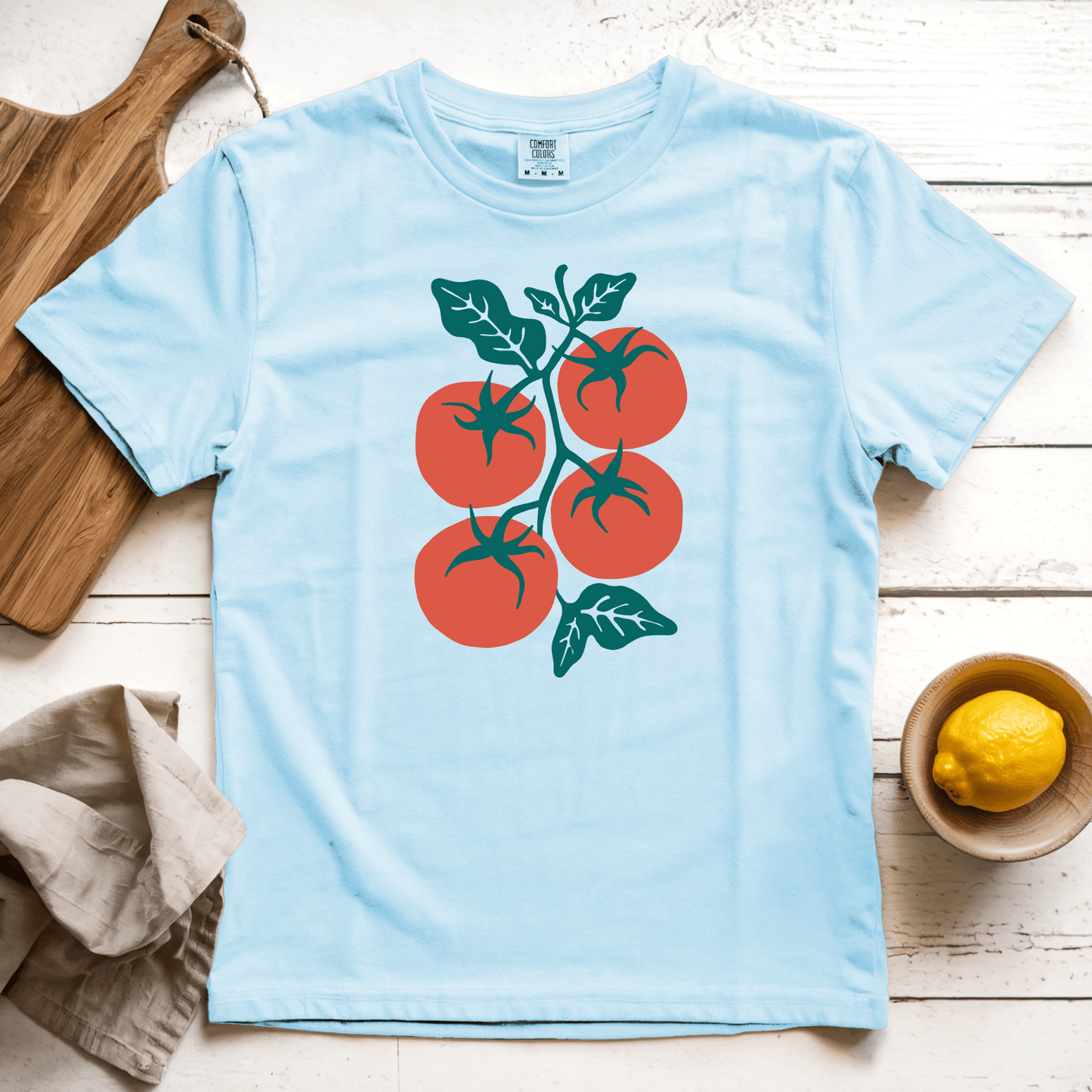 T-Shirt Chambray / S Tomato Cluster