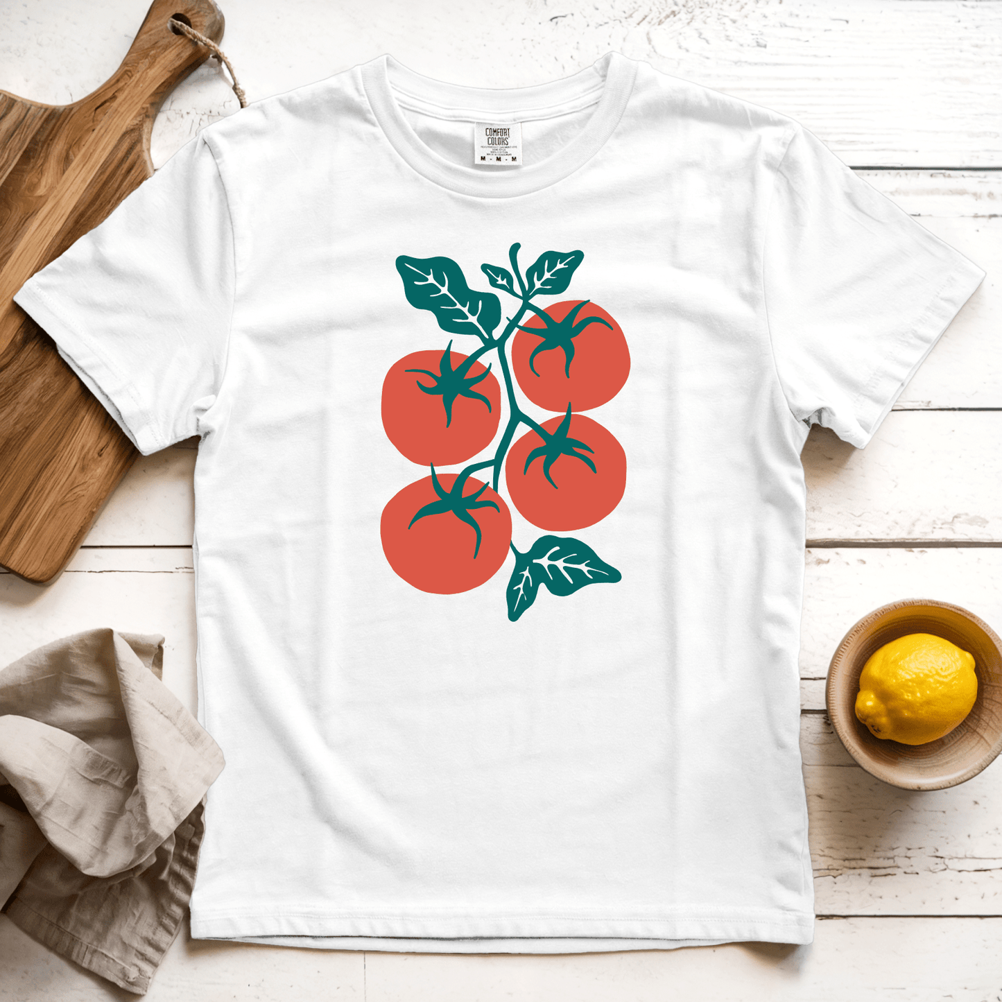 T-Shirt White / S Tomato Cluster