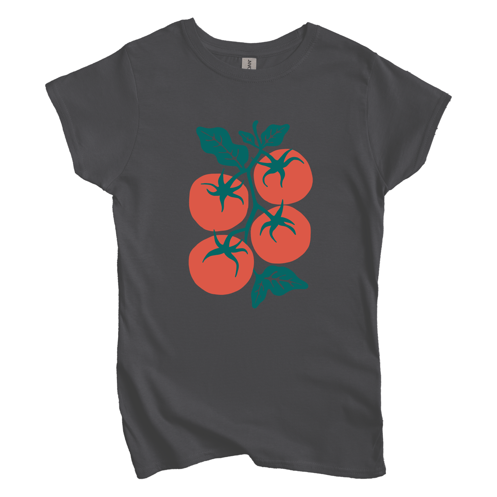 T-Shirt Charcoal / M Tomato Cluster Women's Tee