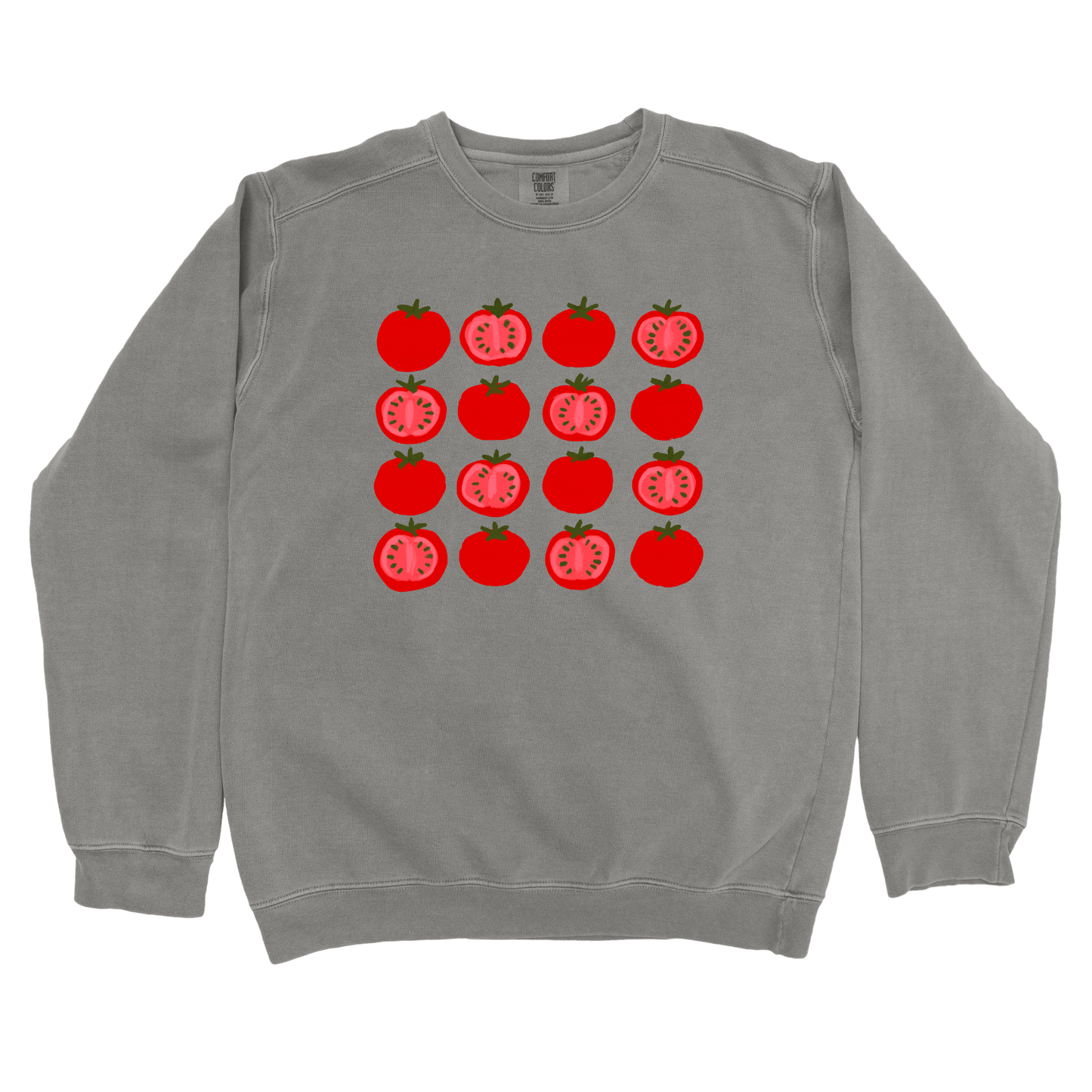 Sweatshirt Grey / S Tomato Grid  Sweatshirt