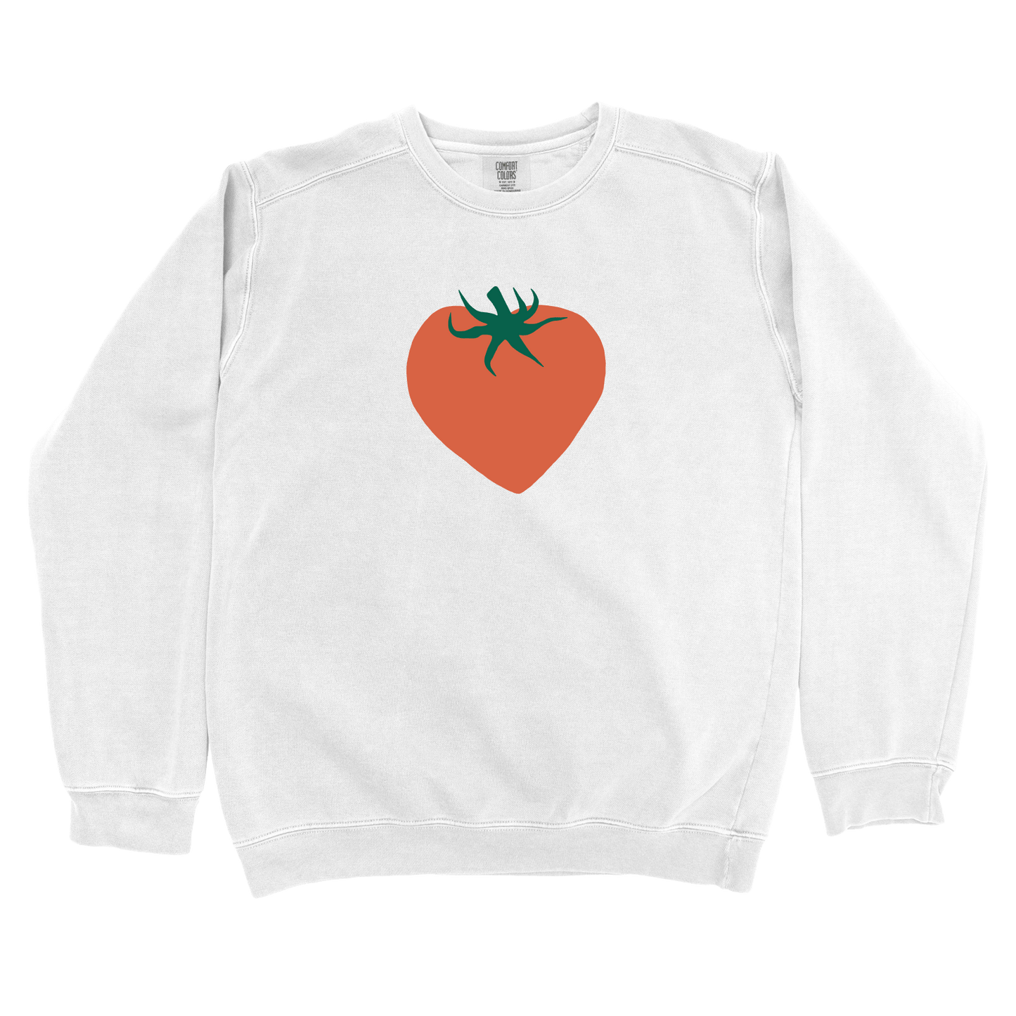 Sweatshirt White / S Tomato Heart Sweatshirt