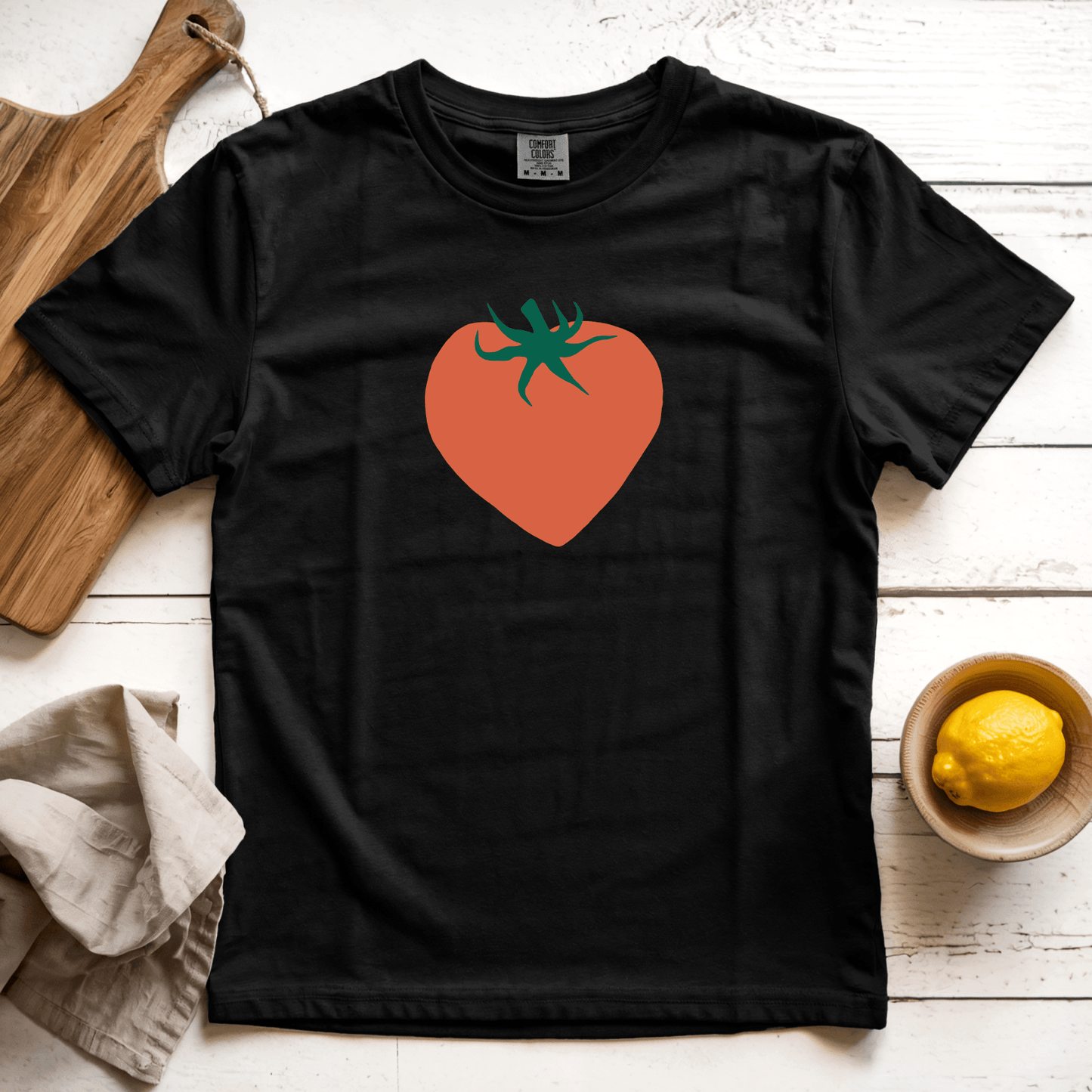 T-Shirt Black / S Tomato Heart