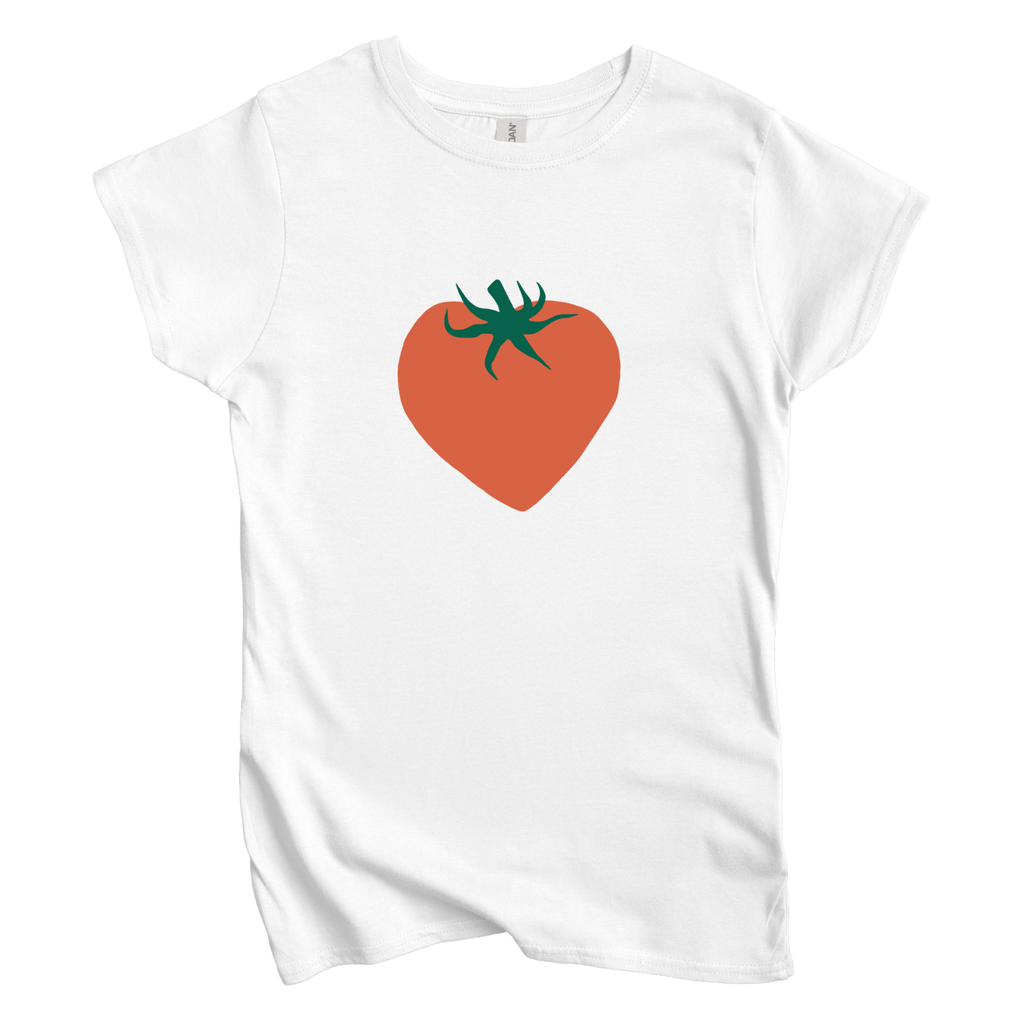 T-Shirt S / White Tomato Heart Women's Tee