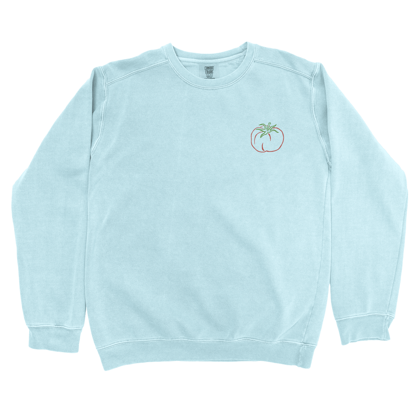 Sweatshirt Chambray / S Tomato Left Side Sweatshirt