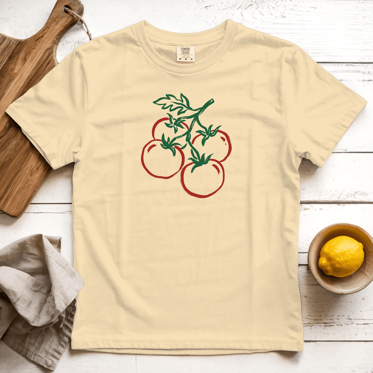 T-Shirts Butter / S Tomatoes on a vine