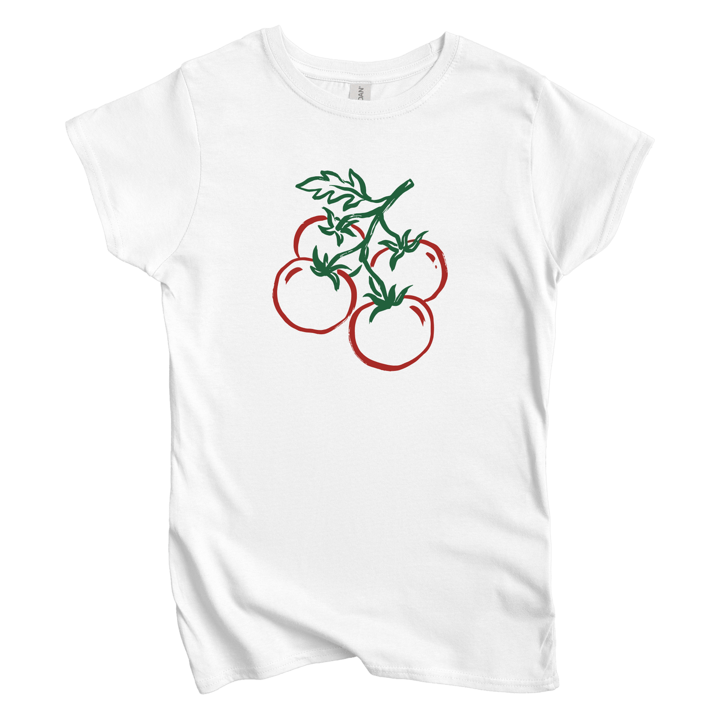 T-Shirt S / White Tomatoes on a vine Women's Tee