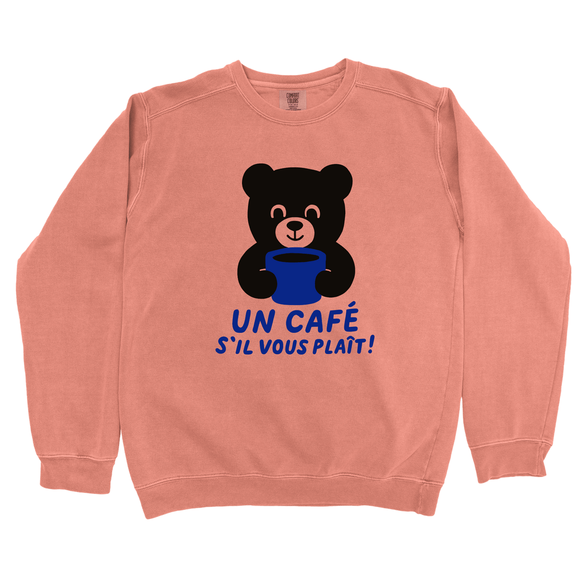 Sweatshirt Terracotta / S Un café s’il vous plaît Sweatshirt