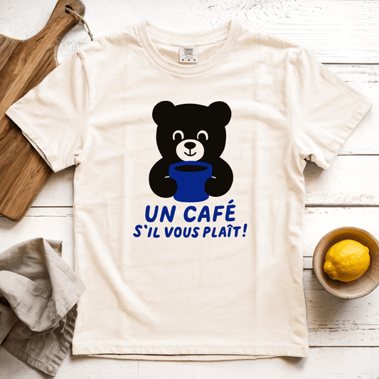 T-Shirt Ivory / S Un café s’il vous plaît