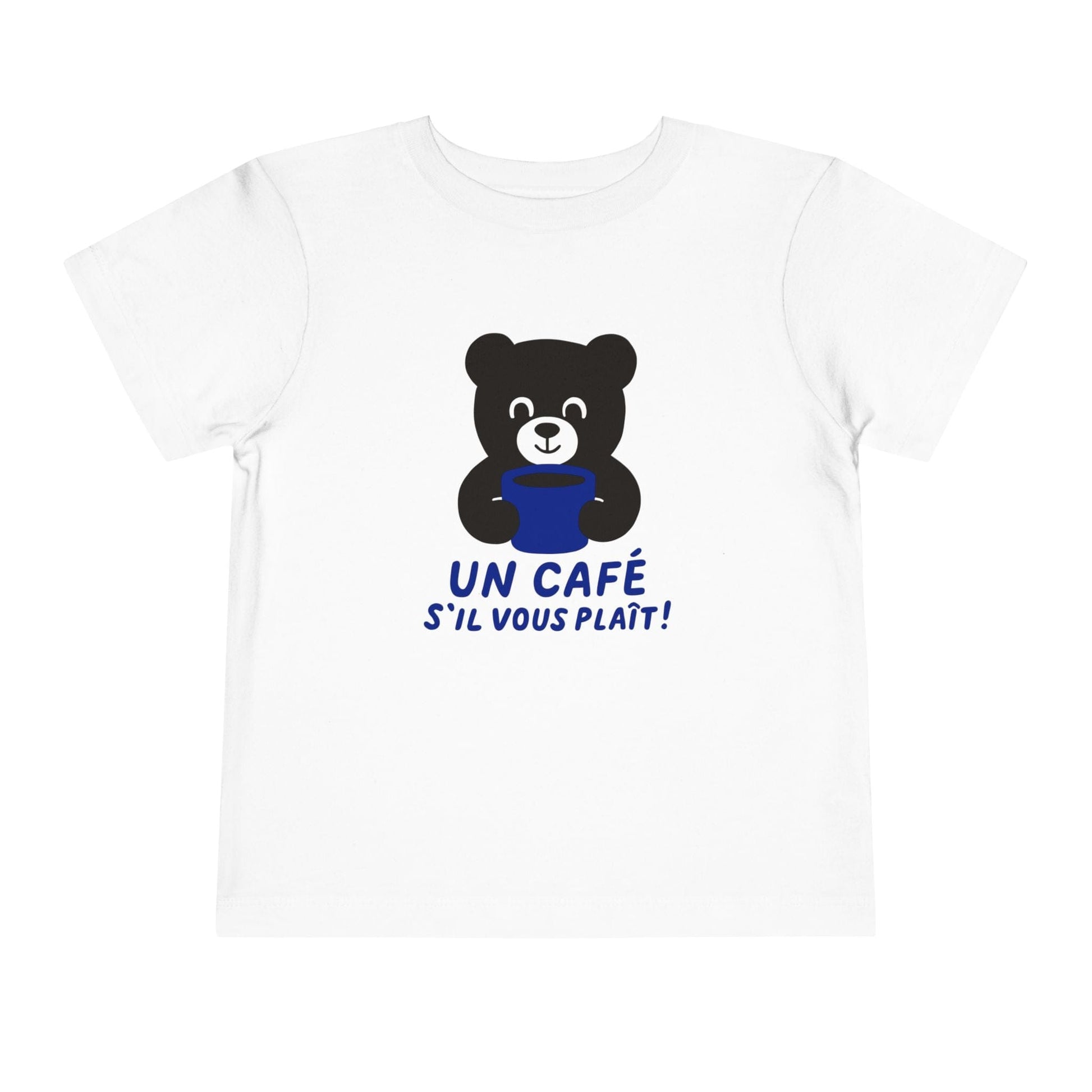 Kids clothes White / 2T Un café s’il vous plaît Toddler