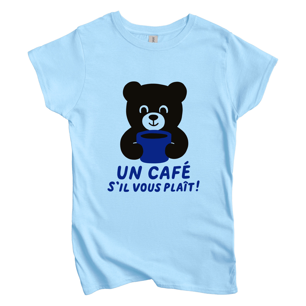 T-Shirt M / Light Blue Un café s’il vous plaît Women's Tee