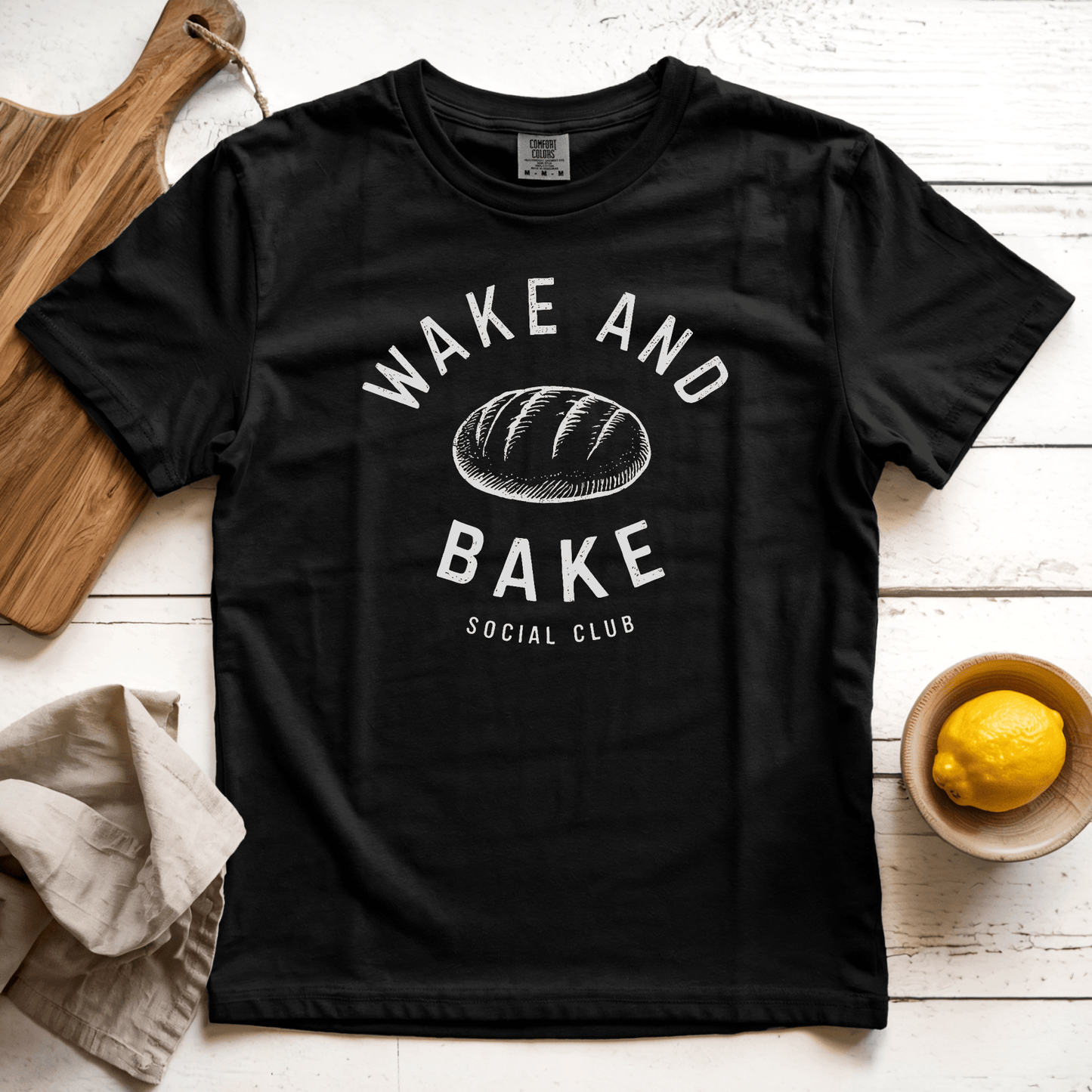 T-Shirt Black / S Wake and Bake Social Club