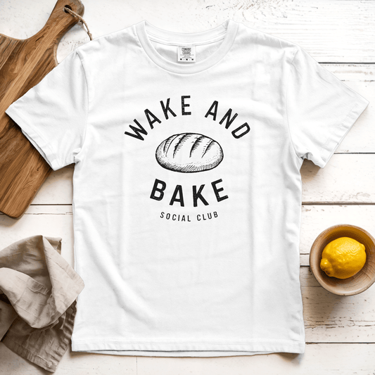 T-Shirt White / S Wake and Bake Social Club