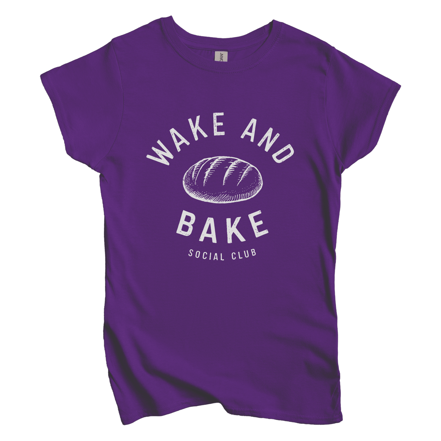 T-Shirt L / Purple Wake and Bake Social Club Women's Tee