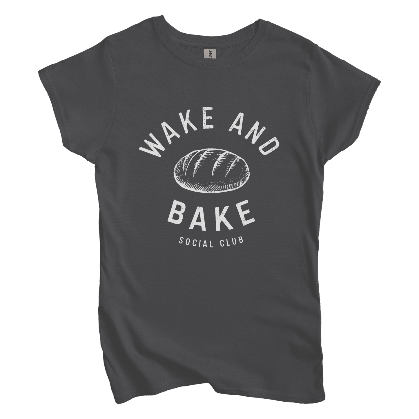 T-Shirt M / Charcoal Wake and Bake Social Club Women's Tee