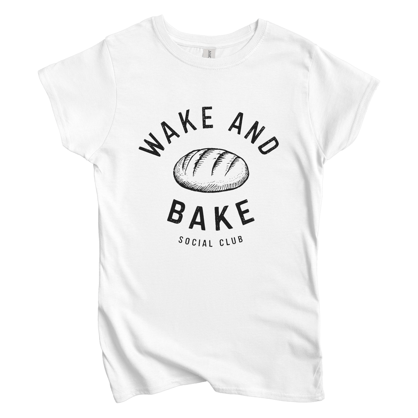 T-Shirt S / White Wake and Bake Social Club Women's Tee