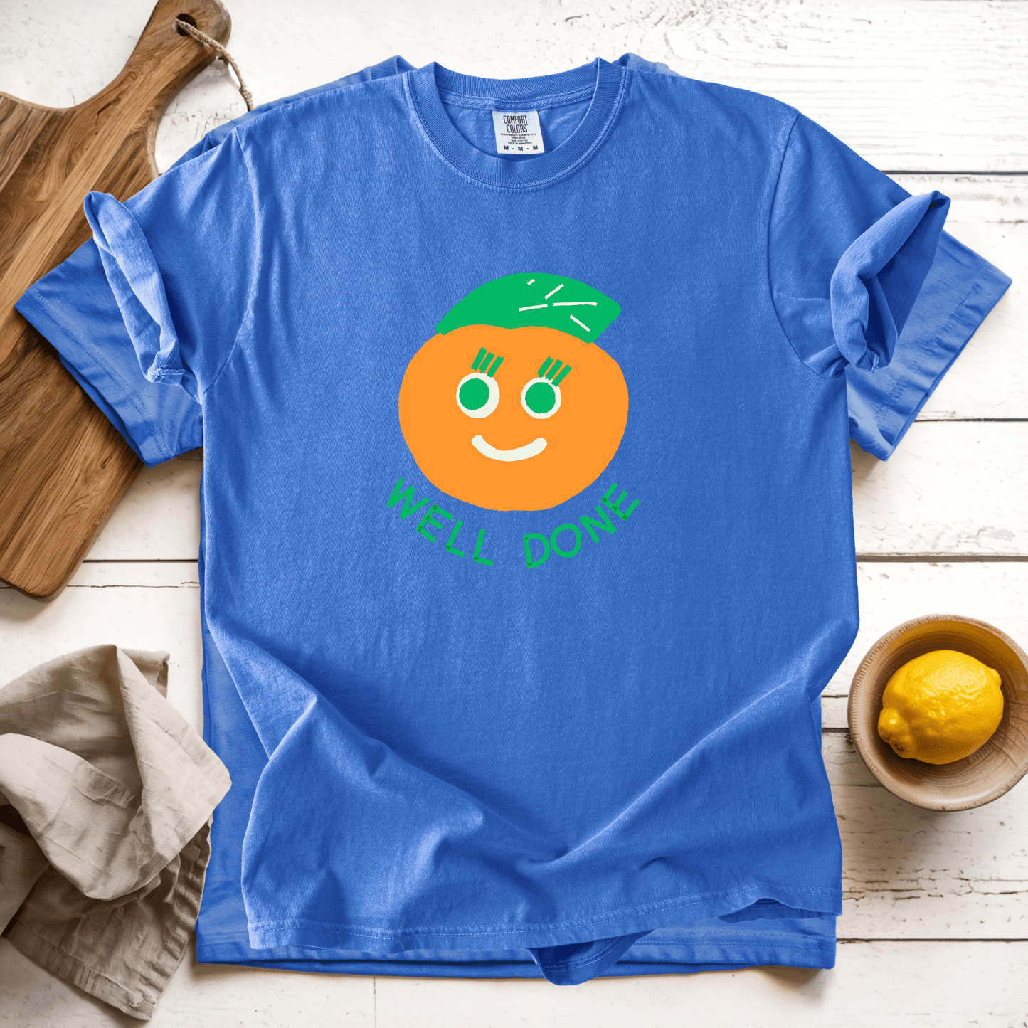 T-Shirt Flo Blue / S Well Done!