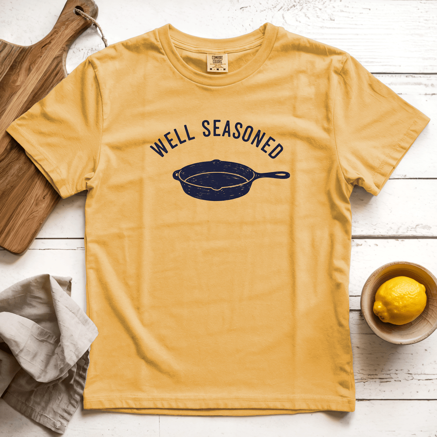 T-Shirts Mustard / S Well Seasoned