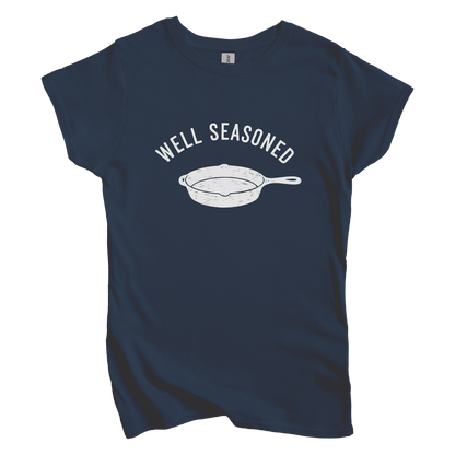 T-Shirts S / Navy Well Seasoned Women's Tee