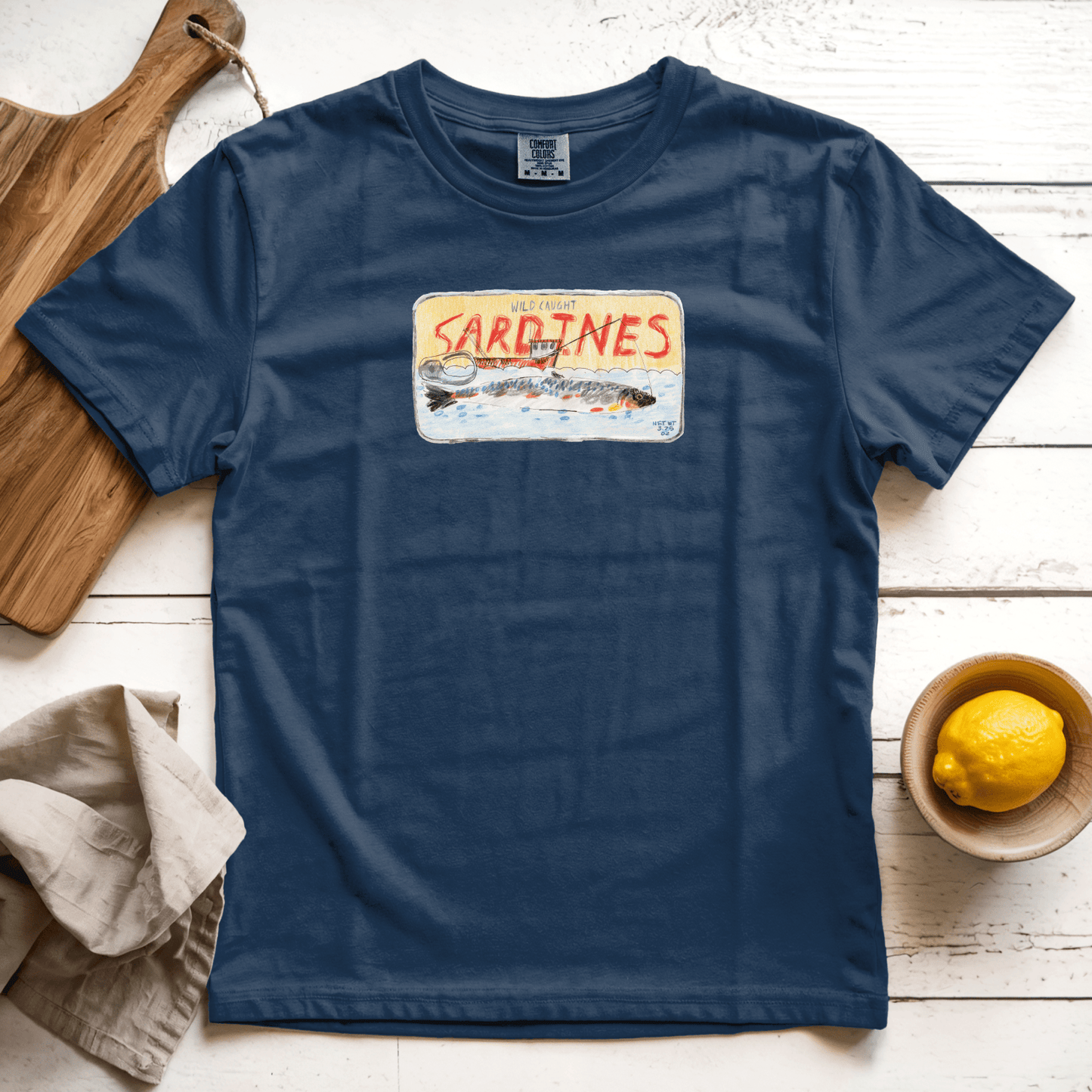T-Shirts Navy / S Wild Caught Sardines: Jarek Krzystek