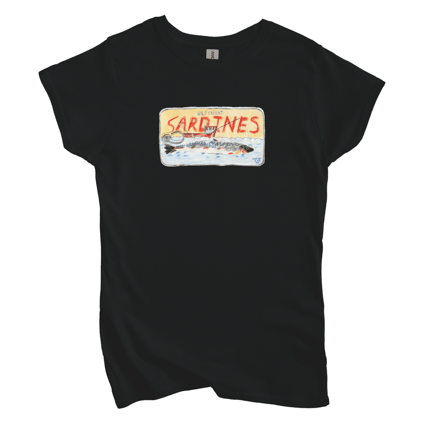 T-Shirts S / Black Wild Caught Sardines: Jarek Krzystek Women's Tee