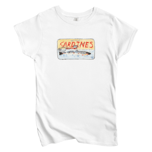 T-Shirts S / White Wild Caught Sardines: Jarek Krzystek Women's Tee