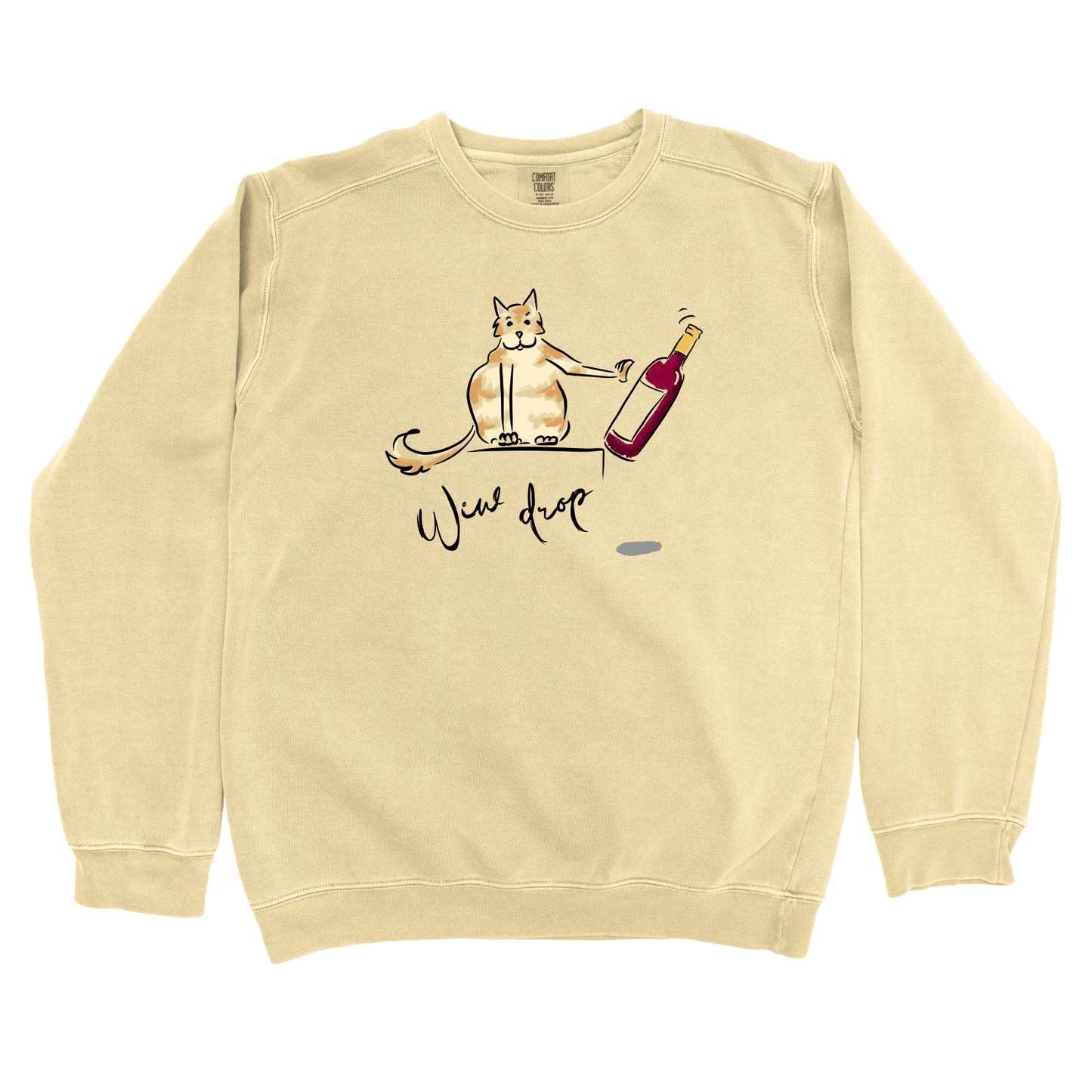 Sweatshirt Butter / S Wine Drop: Micro Barbi Sweatshirt
