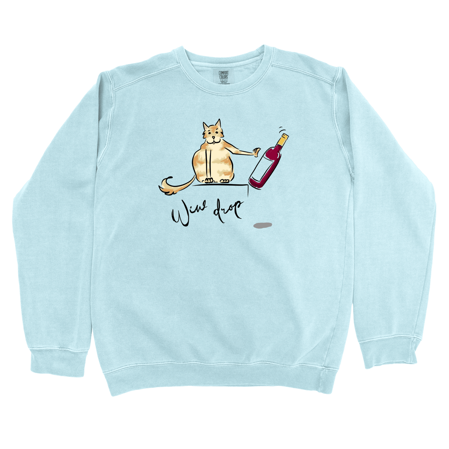 Sweatshirt Chambray / S Wine Drop: Micro Barbi Sweatshirt