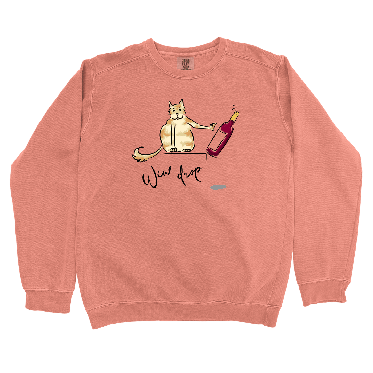 Sweatshirt Terracotta / S Wine Drop: Micro Barbi Sweatshirt
