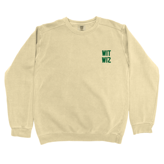 Sweatshirt Butter / S Wit Wiz Pocket Left Chest Sweatshirt
