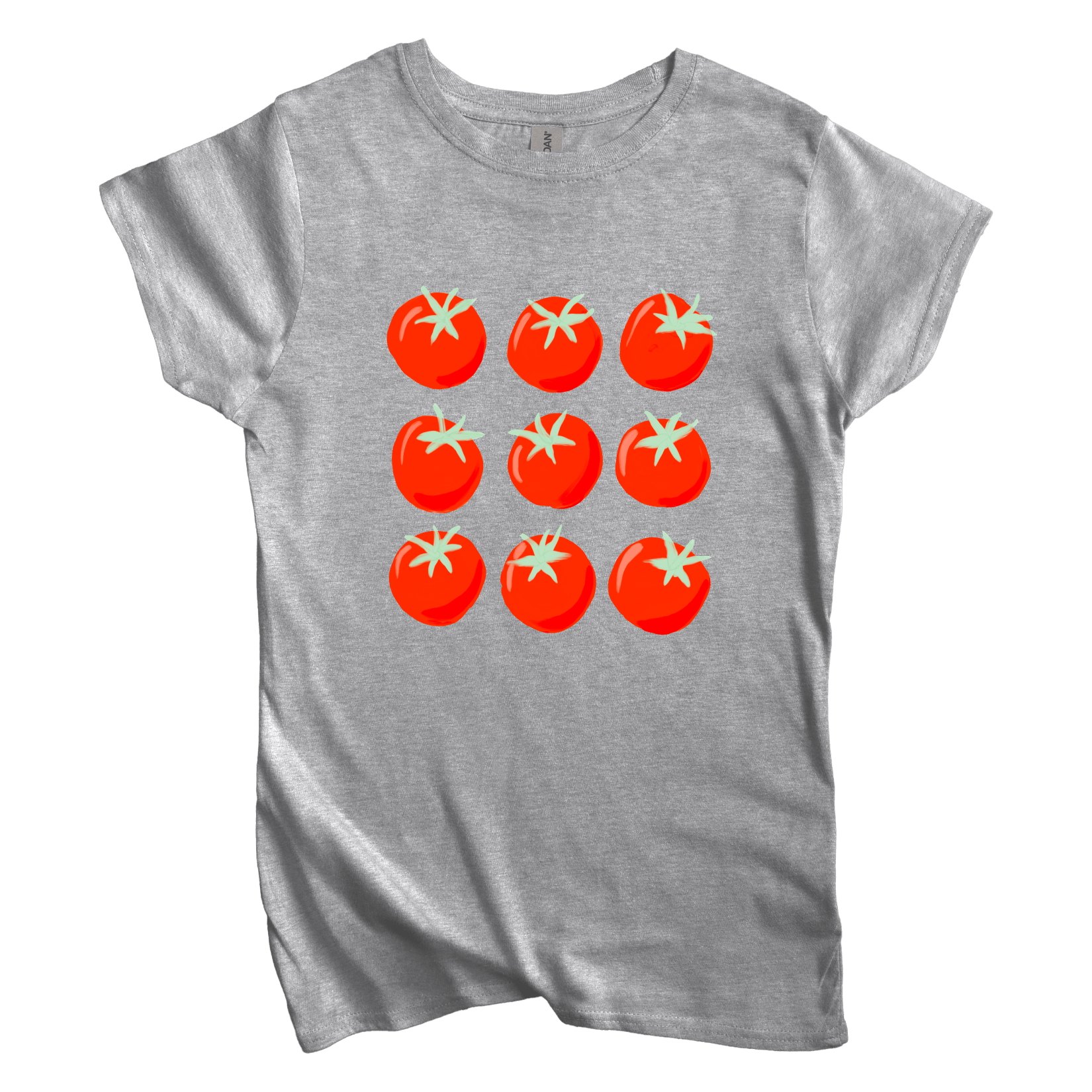 T-Shirt S / Sport Grey Women's Tee 9 Tomatoes