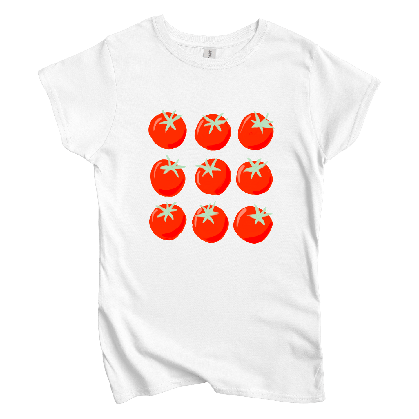 T-Shirt S / White Women's Tee 9 Tomatoes