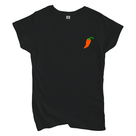 T-Shirt S / Black Women's Tee A Chili Pepper