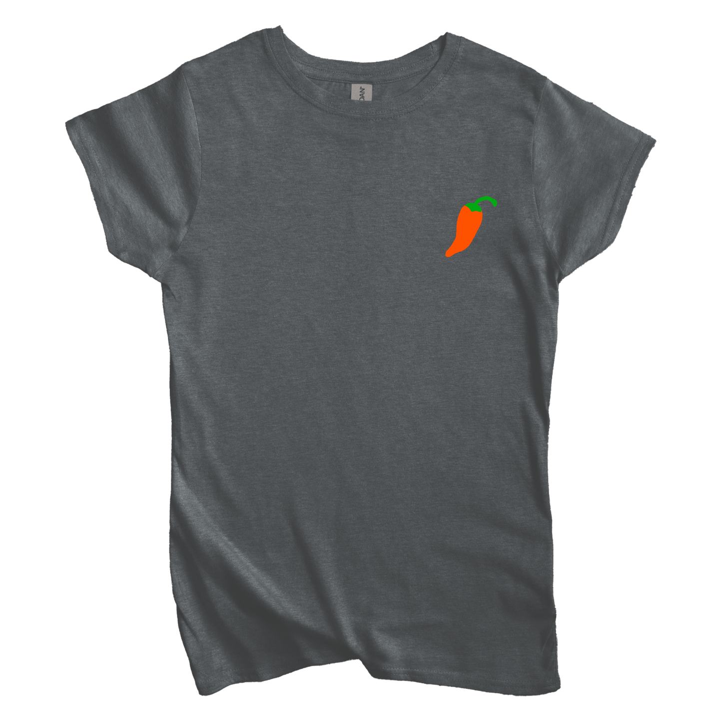 T-Shirt S / Dark Heather Women's Tee A Chili Pepper